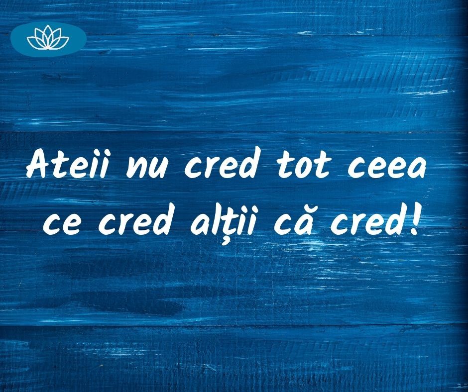 Ateismul - sau despre cei care nu cred tot ce cred alții.